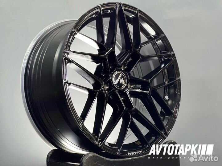 Диски литые R18 5x114,3 Black Makstton Fission