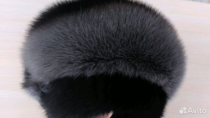 Шапка-берет из норки