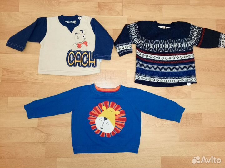 Детские вещи пакетом на мальчика 62 68 74