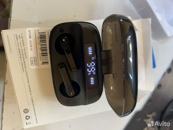 Беспроводдные наушники Lenovo Q81, черные