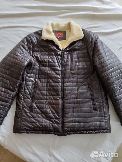 Кожаная куртка мужская 68