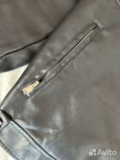 Кожаная куртка косуха женская 42-44