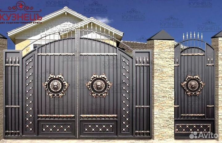 Кованые ворота