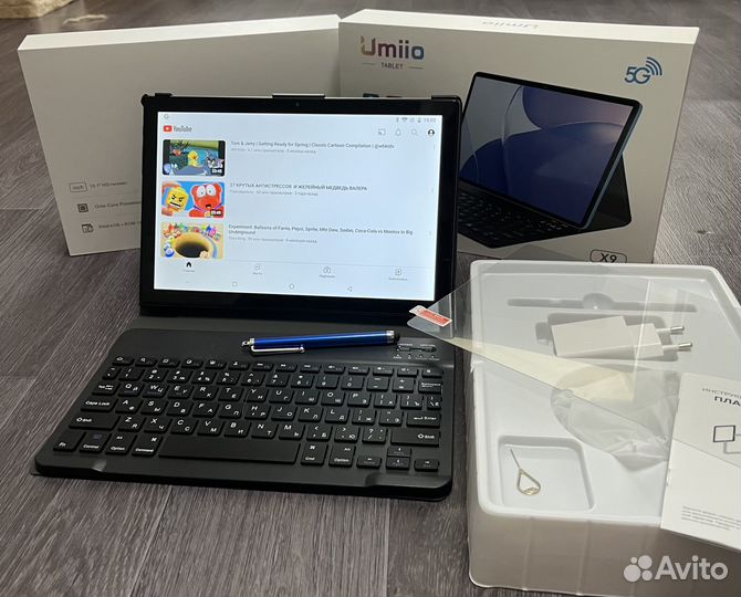 Новый Планшет umiio x9 128 гб,чехол,клавиатура