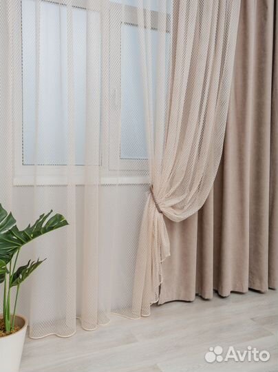 Тюль для комнаты спальни зала 3м