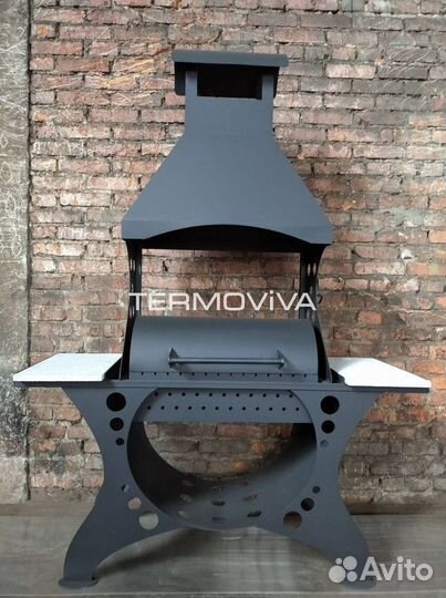 Мангал коптильня