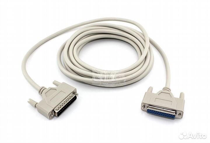 Кабель DB25 мама-папа 5 м