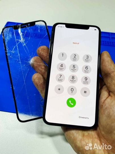 Замена стекла на телефоне, переклейка