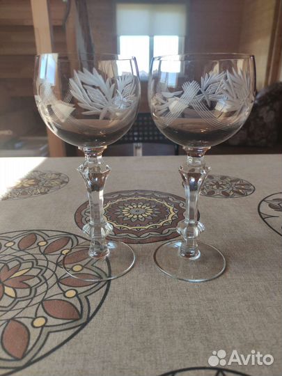 Фужеры хрустальные СССР