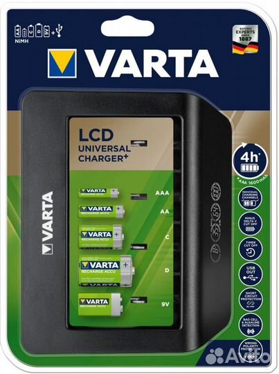 Зарядное устройство varta LCD Universal Charger+