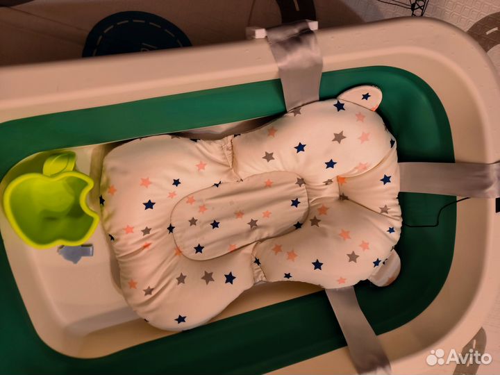 Ванночка для купания складная с термометром