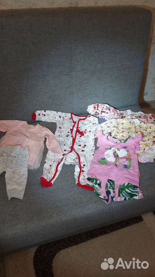 Вещи пакетом на девочку с 74 р и до 2 лет