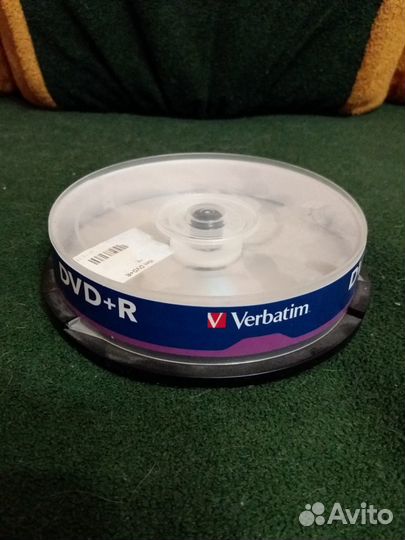 Чистые диски DVD+R, CD-R