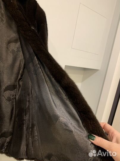 Шуба норковая Black Nafa 44 размер