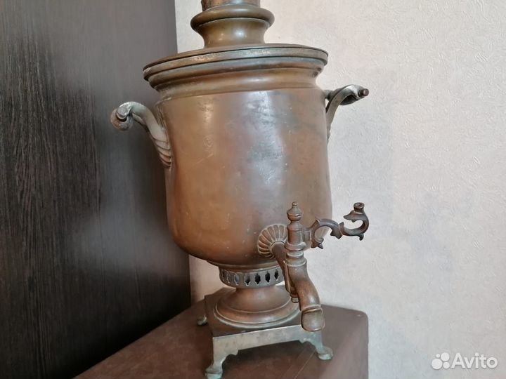 Самовар на дровах старинный