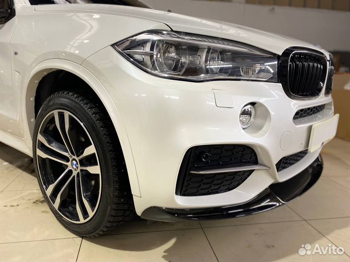 Сплиттер BMW X5 F15 русский M перфоманс