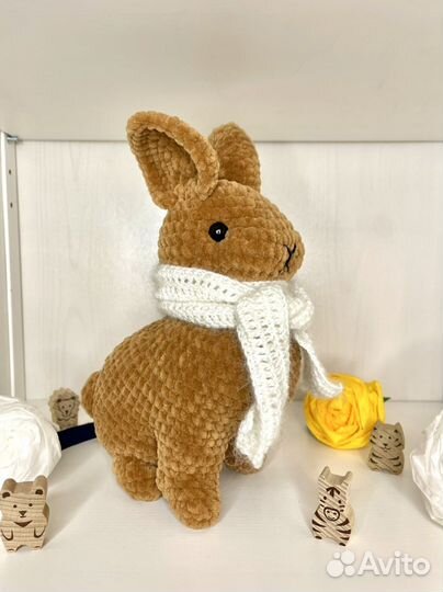 Вязаные игрушки амигуруми кролик