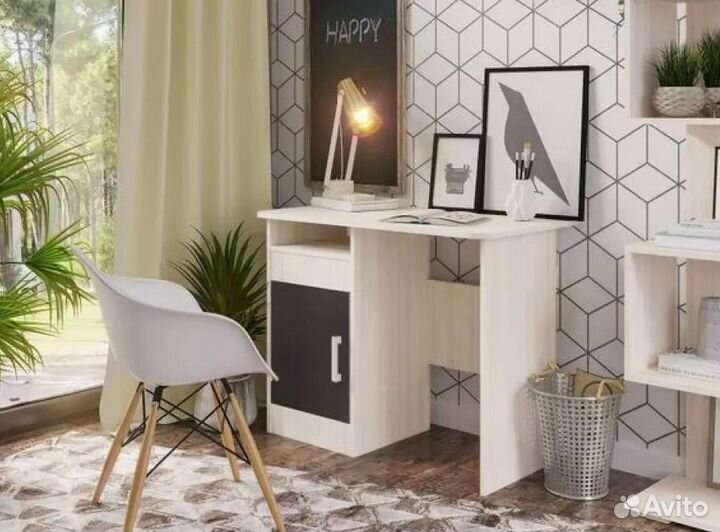 Стол письменный с тумбой новый