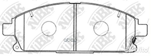 Колодки тормозные дисковые PN2389 NiBK
