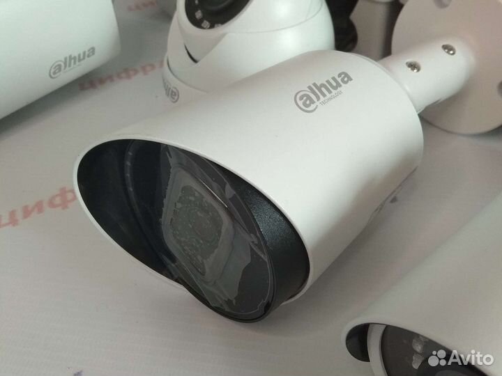 6 камер ip видеонаблюдения 4Мп регистратор Dahua