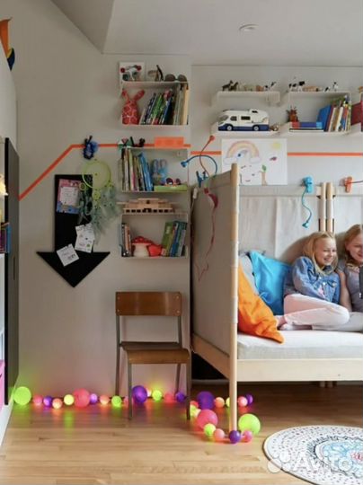 Гирлянда светодиодная IKEA finfin 15 шаров