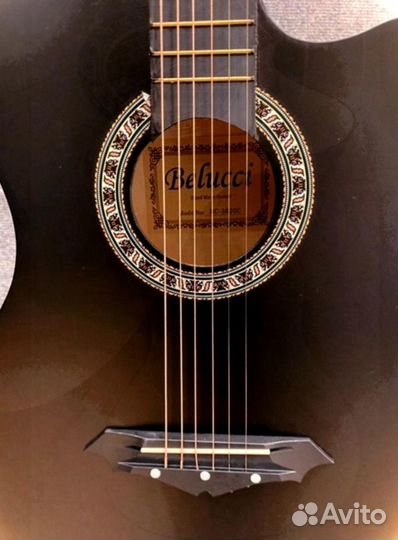 Гитара для начинающего черная