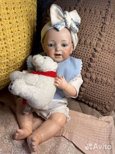 Антикварная кукла Johann Daniel Kestner