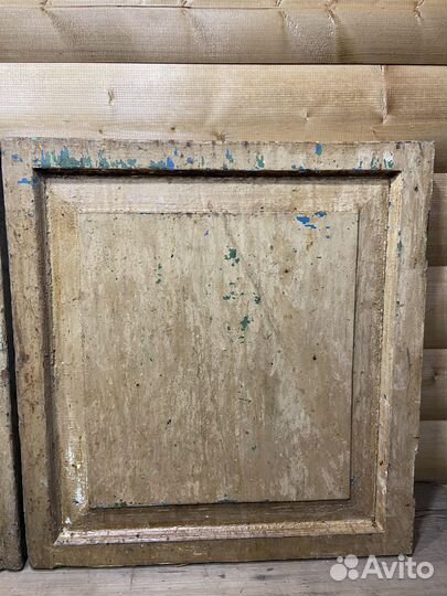 Пара Филенок Деревянные Резные