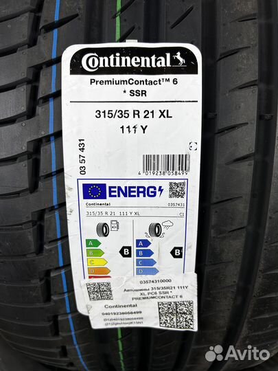 Continental PremiumContact 6 315/35 R21 111Y