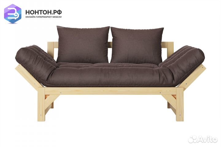 Диван кушетка Амбер коричневый