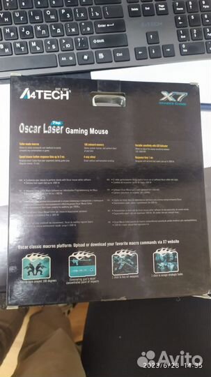 Мышь A4Tech Game Laser XL-750BK Black