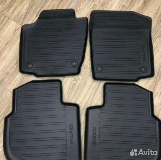 Оригинальные резиновые ковры rapid/polo