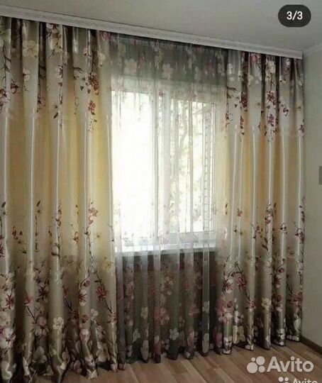 Шторы блэкаут 2,7 высота