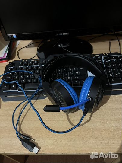 Игровой компьютер с монитором