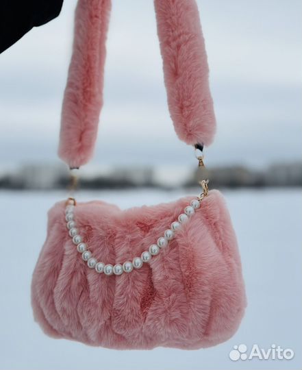 Сумочка женская меховая