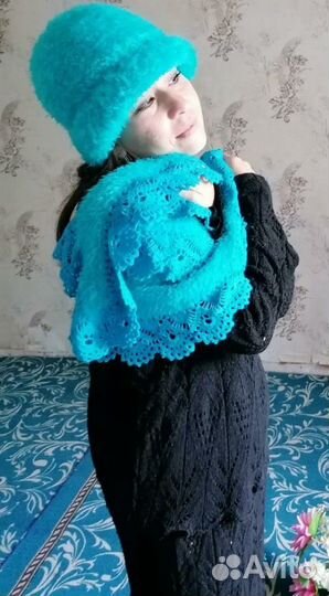 Шапка вязаная крючком