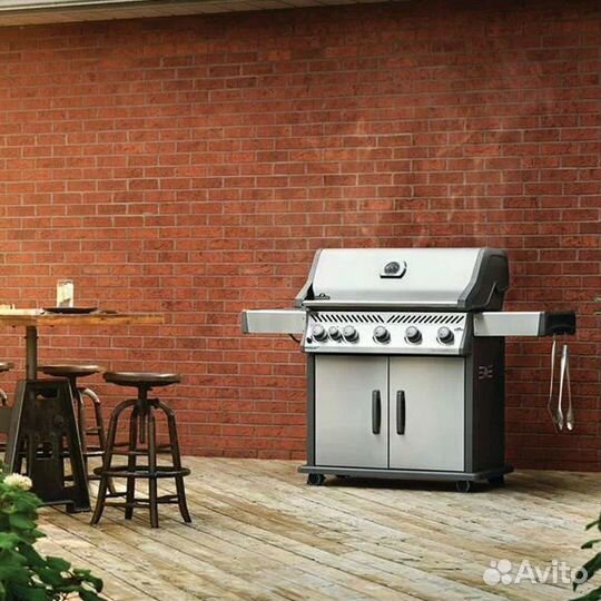 Газовый гриль Napoleon, Rogue-625 SE стальной с ик