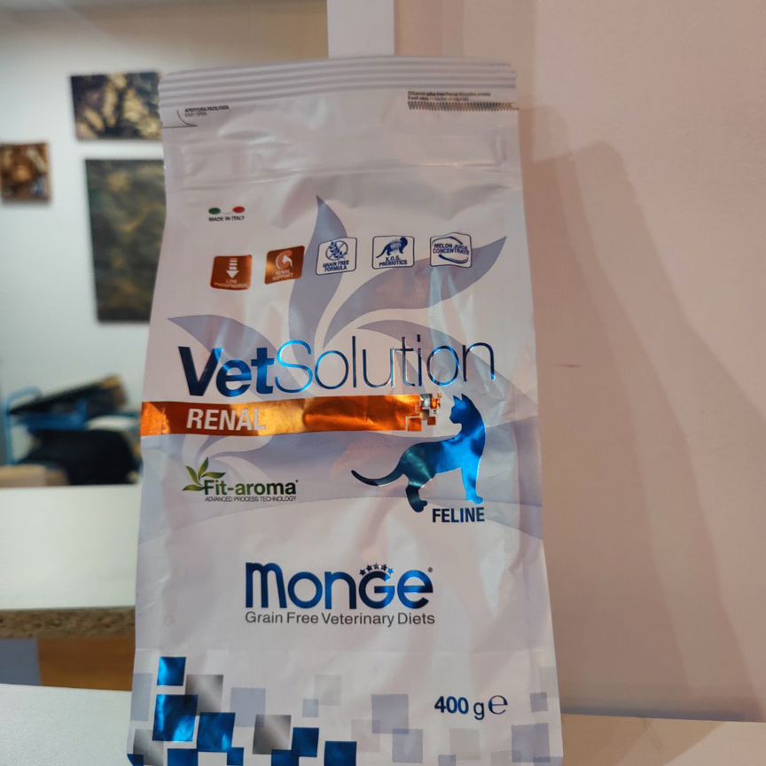 Корм для кошек monge vetsolution renal