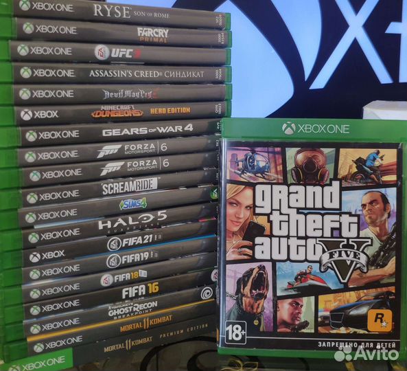 Xbox One диски оригинальные/геймпады