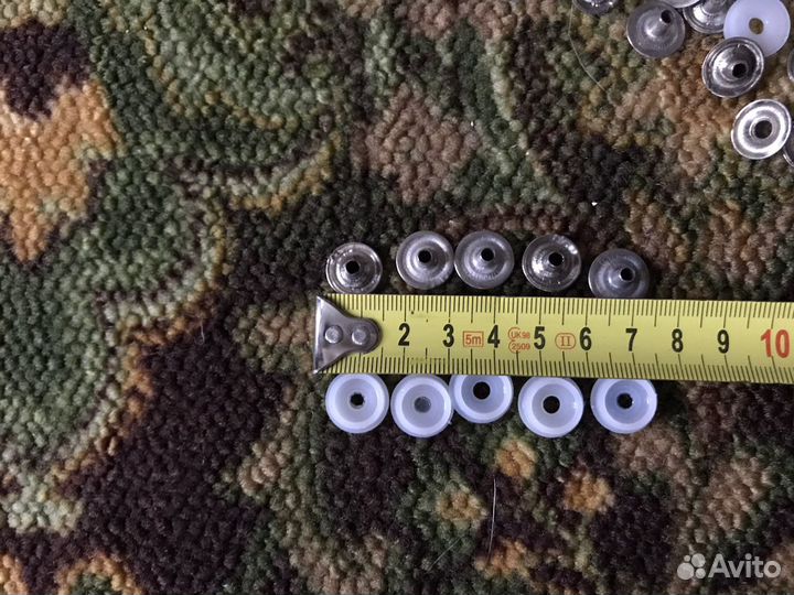 Разные клепки для одежды 10 и 15 мм