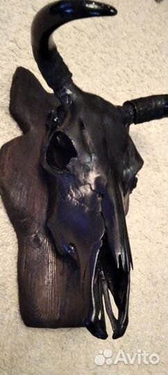 Черный череп