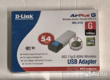 Адаптер wi-fi D-link DWL-G122