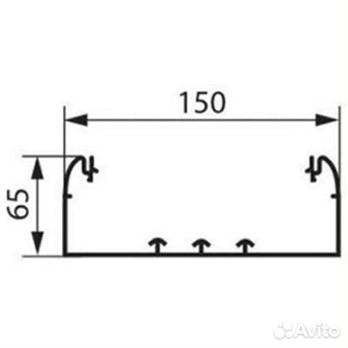 Кабель-канал 150х65 DLP Legrand 10433