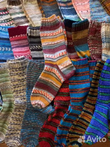 Носки вязаные ручной работы 38/39/40