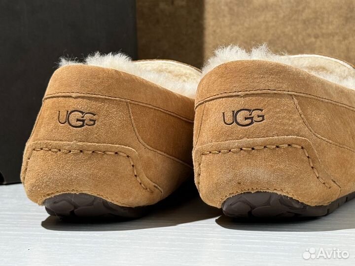 Мокасины зимние UGG Mens Ascot Chestnut