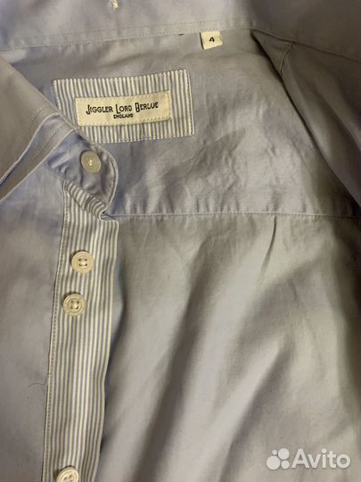 Рубашка голубая