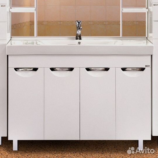 Тумба с раковиной Misty София 120 прямая