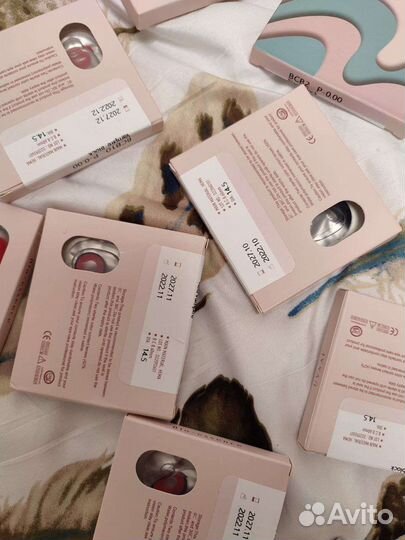 Линзы контактные цветные черные