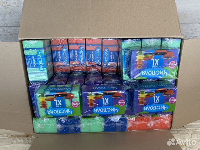 Губки для мытья посуды Чистюля