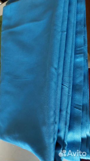 Ткань цвет- небесно- голуб х/б, 3,0м.х90см из СССР
